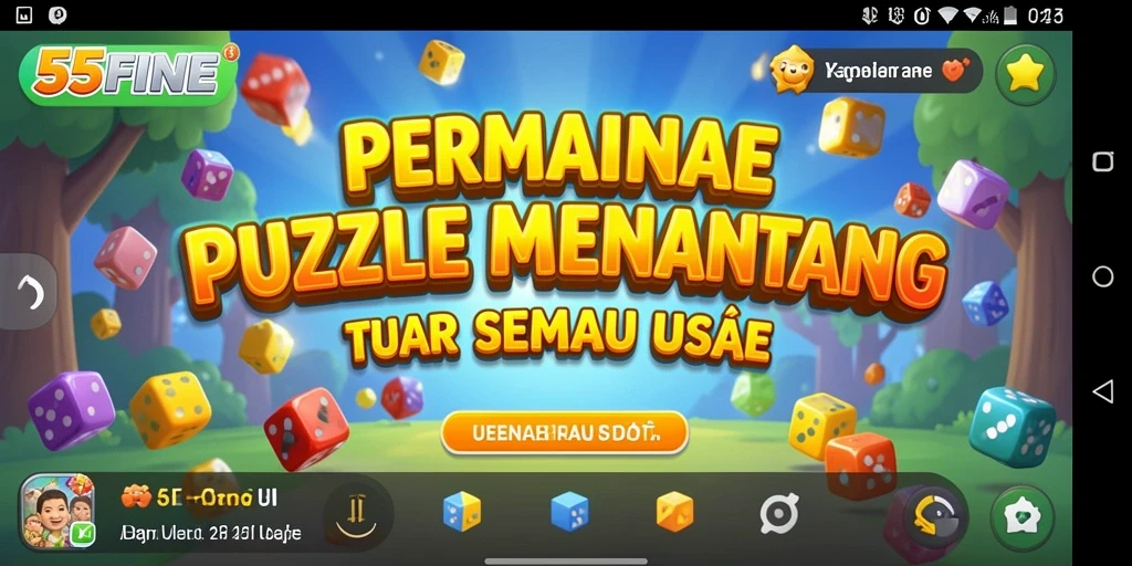 Tampilan gameplay 55FIVE yang menantang dan menarik.