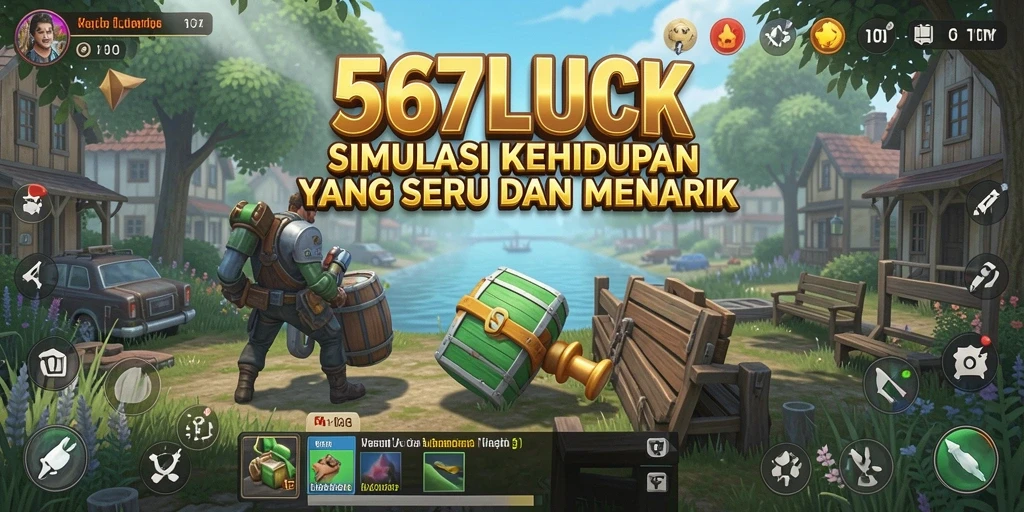 Screenshot utama 567LUCK menampilkan gameplay yang menarik dan interaktif.