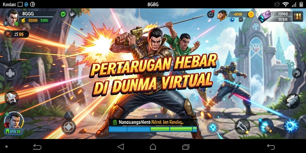 Tampilan aksi seru dalam game Fighting 8G8G.