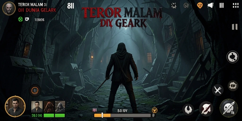 Gameplay seram dengan suasana mencekam dalam 8II.