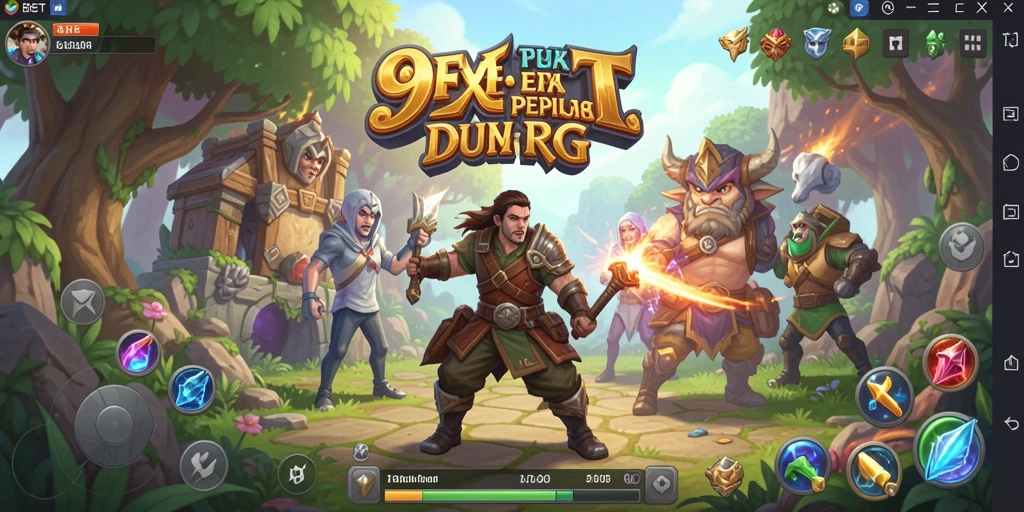 Tampilan gameplay <strong>9ET</strong> yang menampilkan petualangan RPG yang seru.
