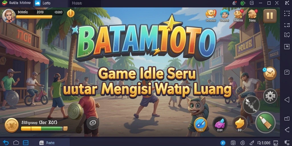 Screenshot gameplay BATAMTOTO menampilkan elemen Idle yang menarik.