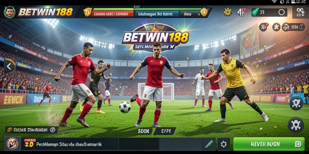 Tampilan gameplay BETWIN188 menampilkan aksi seru dan menantang dalam olahraga.