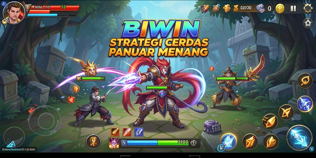 Tampilan gameplay strategis BIWIN yang mendebarkan dan menarik.