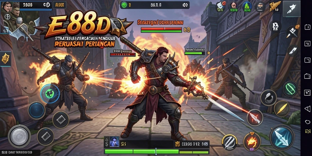 Tampilan gameplay E88 yang penuh aksi dan strategi.