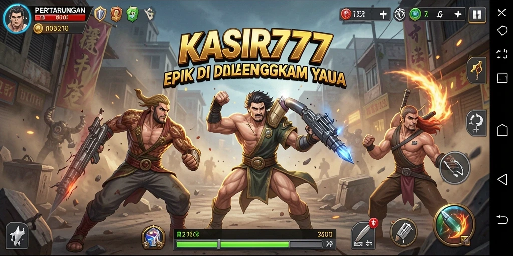 Tampilan seru pertarungan dalam KASIR777 yang menegangkan.