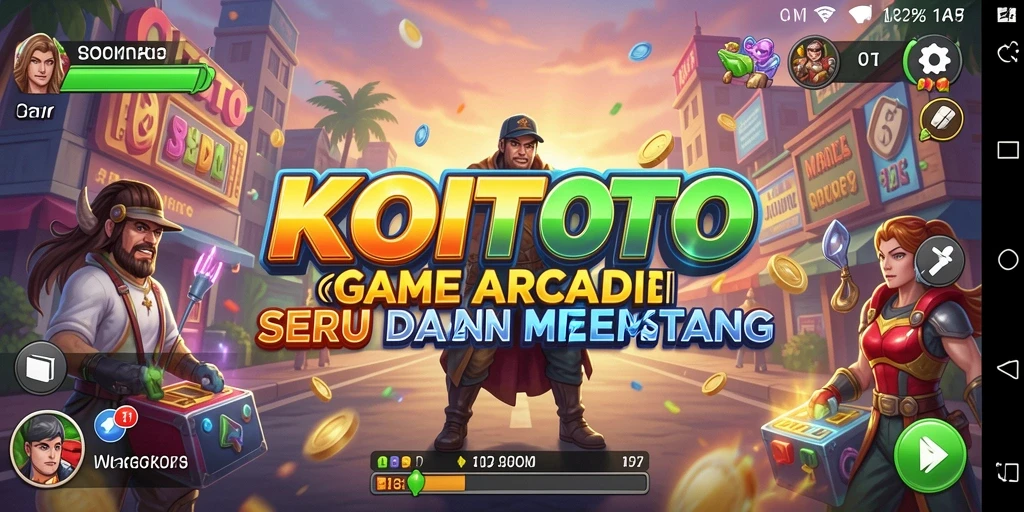 Tampilan gameplay seru dari KOITOTO dengan tantangan menarik.