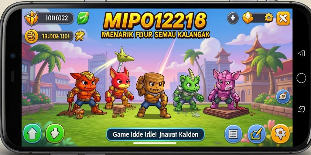 Tampilan menarik Gameplay Idle di MPO1221 dengan grafis yang memukau.