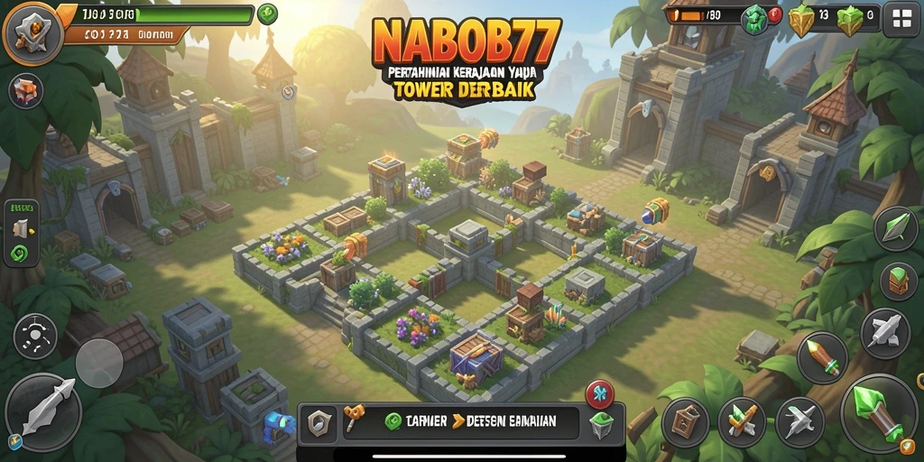 Tangkapan layar menunjukkan aksi mendebarkan dalam game Tower Defense.