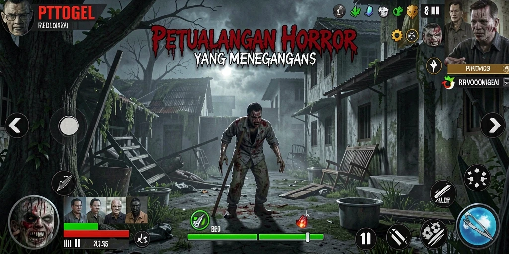 Tangkapan layar menegangkan dari gameplay PTTOGEL yang menyeramkan.