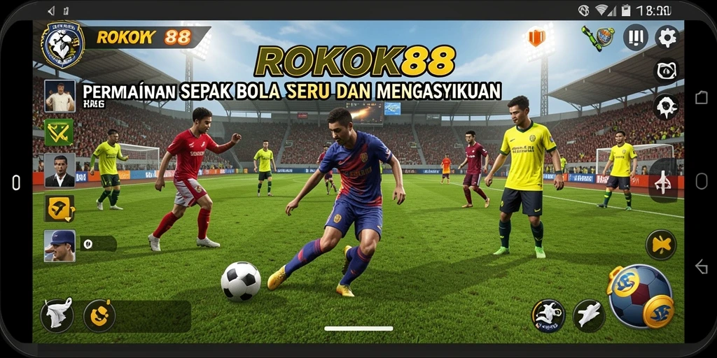 Tampilan gameplay <strong>ROKOK88</strong> yang menarik dan dinamis.