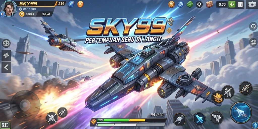 Tampilan gameplay seru di SKY99 dengan aksi menegangkan.