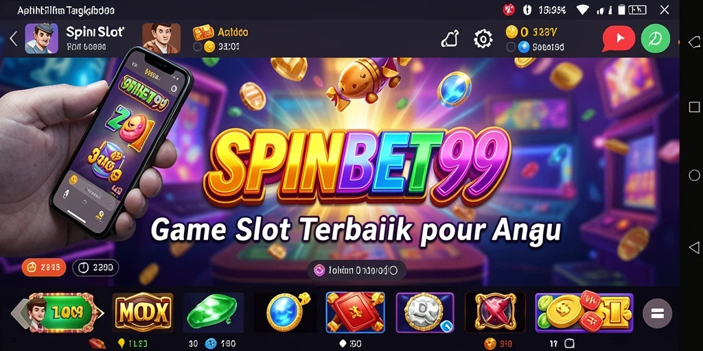 Screenshot gameplay SPINBET99 yang menampilkan keseruan bermain slot.