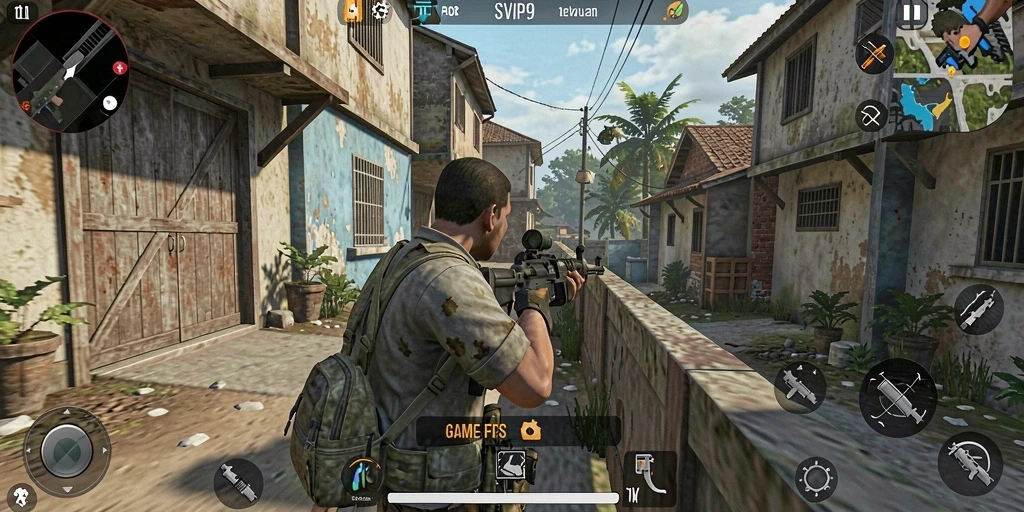 Tampilan gameplay dinamis dari SVIP9 yang menegangkan.