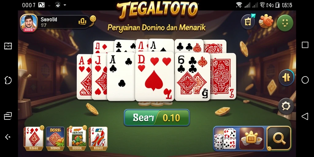 Tampilan gameplay TEGALTOTO yang menarik dan interaktif.