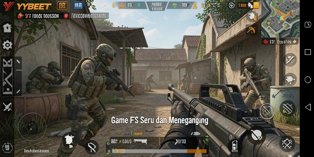 Tampilan gameplay YYBET yang memukau saat pertempuran berlangsung.